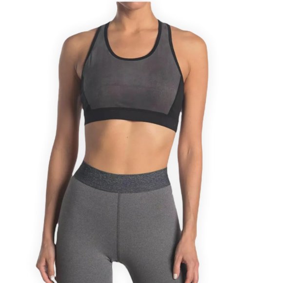 SPLENDID Sport Bra Size Large Women's Faux Suede Racerback Top - Picture 2 of 7